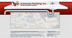 Desktop Screenshot of ackermanplumbinginc.com